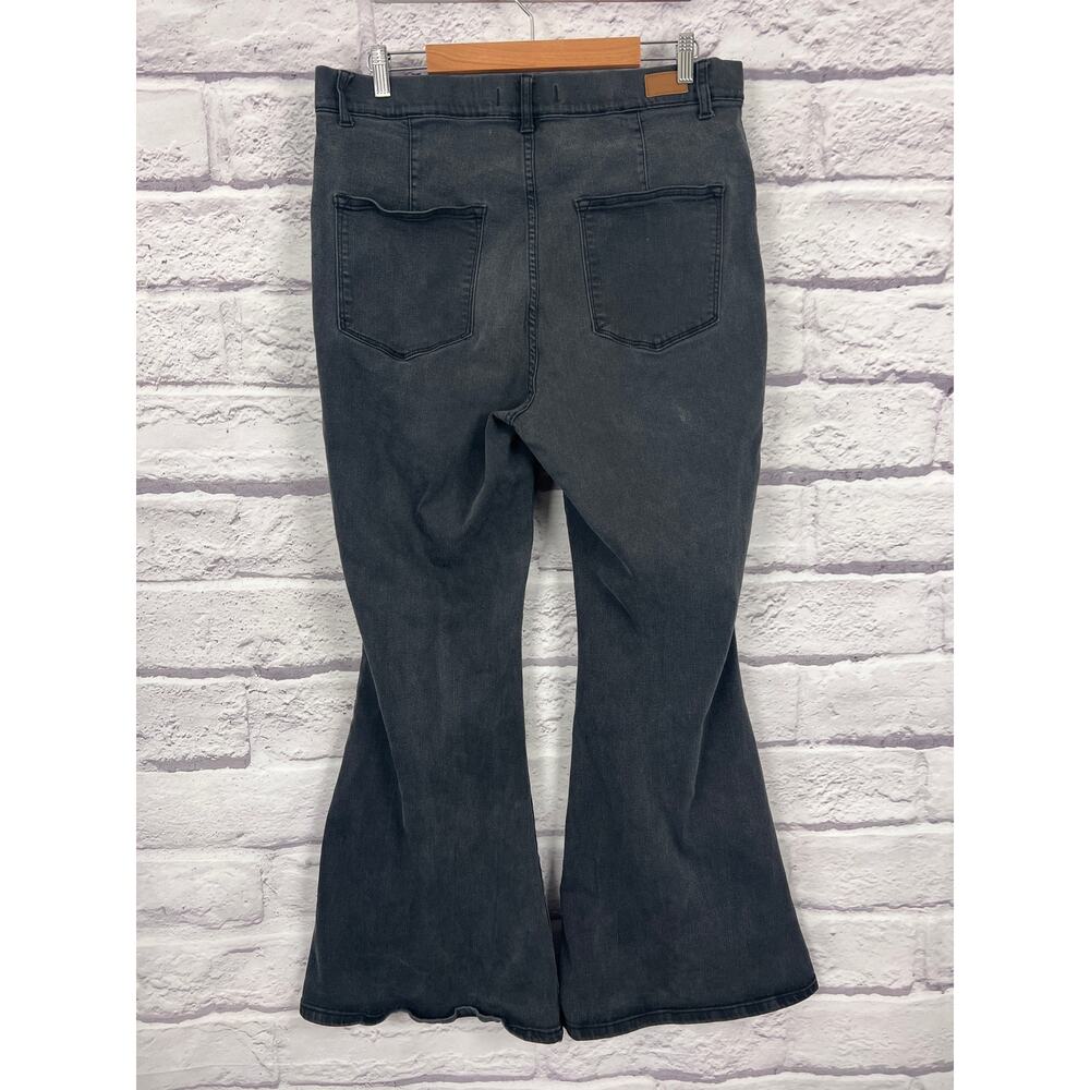 Judy Blue Womens 18W Boho Western Retro Stretchy Pull On Flare‎ Jeans High Rise - Picture 3 of 10